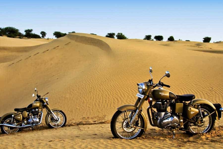 Antiquity of Rajasthan on Motorcycles