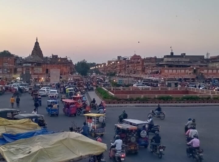 Jaipur Heritage walk in evening le tour de india